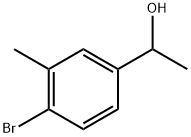 Benzenemethanol, 4-bromo-α,3-dimethyl- Structure