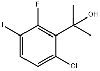 2-(6-Chloro-2-fluoro-3-iodophenyl)propan-2-ol Structure