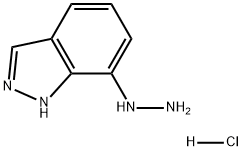 (1H-Indazol-7-yl)-hydrazine hydrochloride Structure