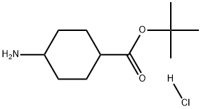 4-Amino-cyclohexanecarboxylic acid tert-butyl ester hydrochloride Structure