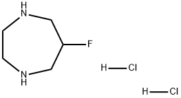 6-Fluoro-[1,4]diazepane dihydrochloride Structure