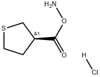 (R)-3-Amino-tetrahydro-thiophene-3-carboxylic acid hydrochloride Structure