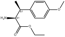 (2S, 3S)-2-Amino-3-(4-methoxy-phenyl)-butyric acid ethyl ester 구조식 이미지