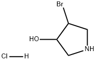 4-Bromo-pyrrolidin-3-ol hydrochloride Structure