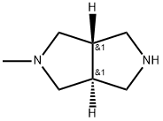 trans-2-Methyl-octahydro-pyrrolo[3,4-c]pyrrole Structure