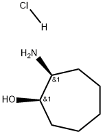 (1R,2S)-2-Amino-cycloheptanol hydrochloride Structure