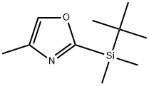 2-(tert-Butyl-dimethyl-silanyl)-4-methyl-oxazole Structure