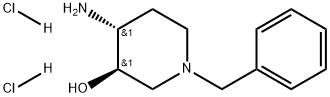 (3R,4R)-4-Amino-1-benzyl-piperidin-3-ol dihydrochloride Structure