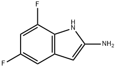 5,7-Difluoro-1H-indol-2-amine 구조식 이미지