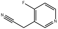 3-Pyridineacetonitrile, 4-fluoro- Structure