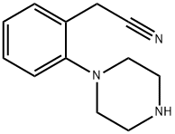 2-[2-(piperazin-1-yl)phenyl]acetonitrile Structure