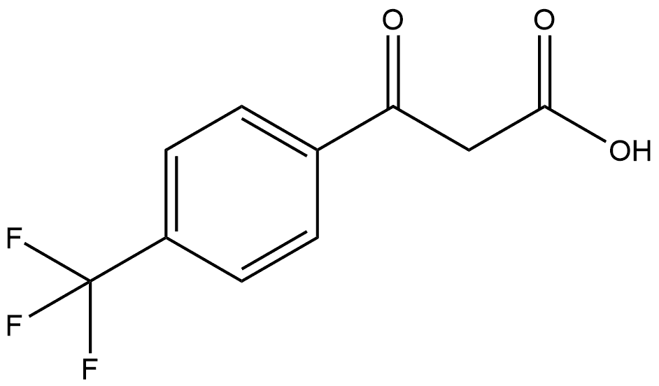 β-Oxo-4-(trifluoromethyl)benzenepropanoic acid Structure