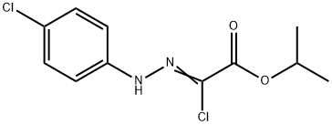 Acetic acid, 2-chloro-2-[2-(4-chlorophenyl)hydrazinylidene]-, 1-methylethyl ester Structure