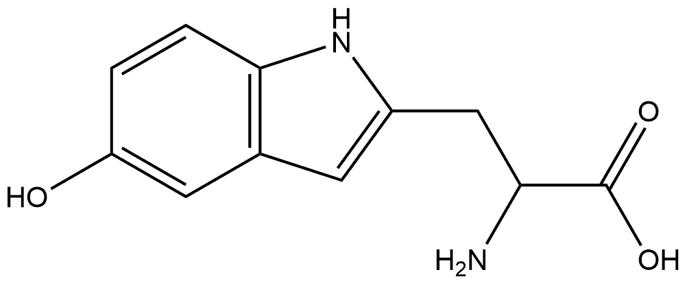 2-Amino-3-(5-hydroxy-1H-indol-2-yl)propanoic acid Structure