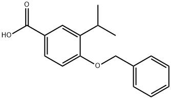 4-(Benzyloxy)-3-isopropylbenzoic acid Structure