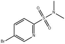 5-bromo-N,N-dimethylpyridine-2-sulfonamide Structure