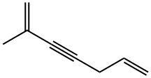 1,6-Heptadien-3-yne, 2-methyl- Structure