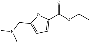 2-Furancarboxylic acid, 5-[(dimethylamino)methyl]-, ethyl ester Structure