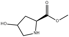 L-Proline, 4-hydroxy-, methyl ester 구조식 이미지