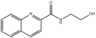 N-(2-Hydroxyethyl)quinoline-2-carboxamide Structure