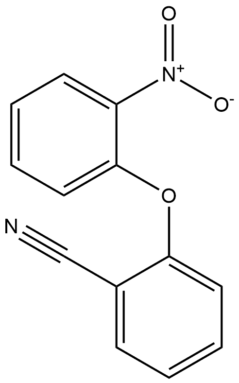 2-(2-nitrophenoxy)benzonitrile Structure