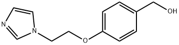 Benzenemethanol, 4-(2-(1H-imidazol-1-yl)ethoxy)- Structure