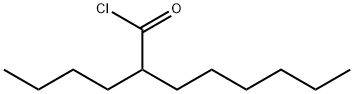 Octanoyl chloride, 2-butyl- 구조식 이미지