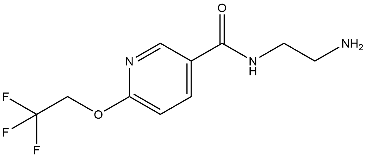 N-(2-Aminoethyl)-6-(2,2,2-trifluoroethoxy)-3-pyridinecarboxamide Structure