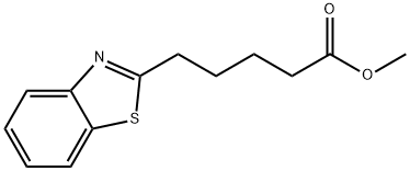 2-Benzothiazolepentanoic acid, methyl ester Structure