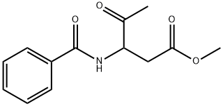 Pentanoic acid, 3-(benzoylamino)-4-oxo-, methyl ester Structure