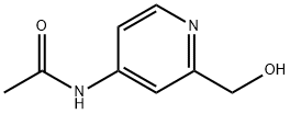 Acetamide, N-[2-(hydroxymethyl)-4-pyridinyl]- 구조식 이미지