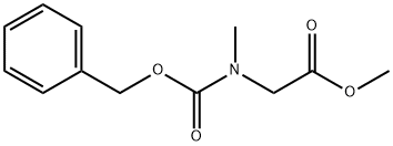 Methyl 2-([(benzyloxy)carbonyl](methyl)amino)acetate 구조식 이미지