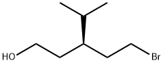 1-Pentanol, 3-(2-bromoethyl)-4-methyl-, (R)- (9CI) Structure