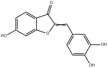 3(2H)-Benzofuranone, 2-[(3,4-dihydroxyphenyl)methylene]-6-hydroxy- Structure