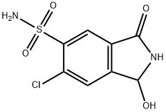 1H-Isoindole-5-sulfonamide, 6-chloro-2,3-dihydro-1-hydroxy-3-oxo- Structure