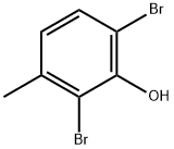 Phenol, 2,6-dibromo-3-methyl- Structure