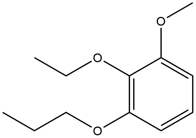 2-Ethoxy-1-methoxy-3-propoxybenzene Structure