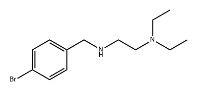 1,2-Ethanediamine, N2-[(4-bromophenyl)methyl]-N1,N1-diethyl- Structure