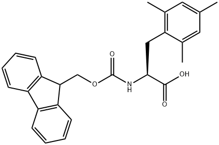 L-Phenylalanine, N-[(9H-fluoren-9-ylmethoxy)carbonyl]-2,4,6-trimethyl- Structure