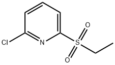 Pyridine, 2-chloro-6-(ethylsulfonyl)- 구조식 이미지