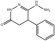 3(2H)-Pyridazinone, 6-hydrazinyl-4,5-dihydro-5-phenyl- Structure