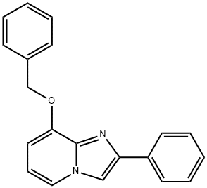 Imidazo[1,2-a]pyridine, 2-phenyl-8-(phenylmethoxy)- Structure