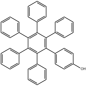 3',4',5',6'-tetraphenyl-[1,1':2',1''-terphenyl]-4-ol 구조식 이미지