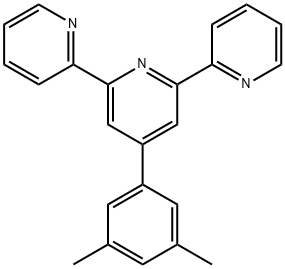 2,2':6',2''-Terpyridine, 4'-(3,5-dimethylphenyl)- Structure