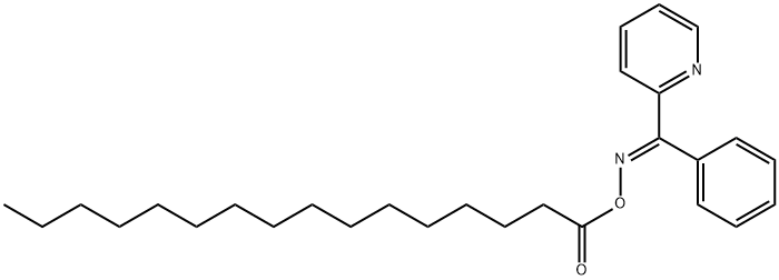 Methanone, phenyl-2-pyridinyl-, O-(1-oxohexadecyl)oxime, (1E)- 구조식 이미지