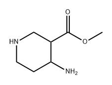 3-Piperidinecarboxylic acid, 4-amino-, methyl ester Structure