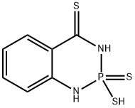 1,3,2-Benzodiazaphosphorine-4(1H)-thione, 2,3-dihydro-2-mercapto-, 2-sulfide (9CI) Structure