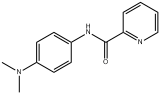 2-Pyridinecarboxamide, N-[4-(dimethylamino)phenyl]- Structure