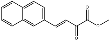 3-Butenoic acid, 4-(2-naphthalenyl)-2-oxo-, methyl ester, (3E)- Structure