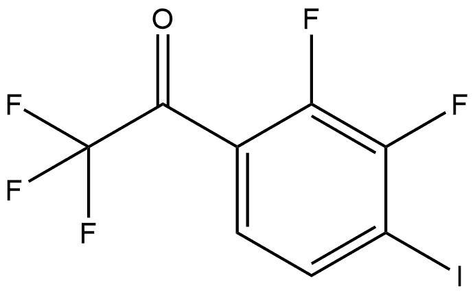 1-(2,3-Difluoro-4-iodophenyl)-2,2,2-trifluoroethanone Structure